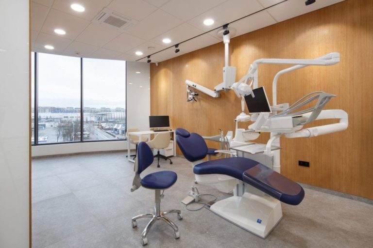 Muebles para la oficina de un dentista
